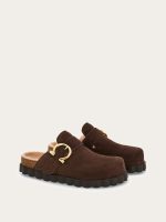 Ferragamo Gancini clog with rippled sole detail - Image 5